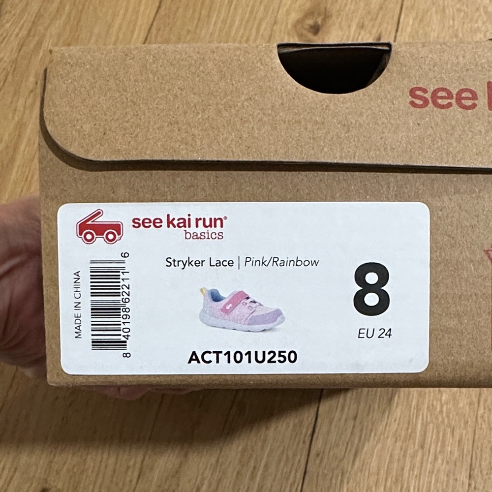 See Kai Run Pink and Purple Kids Sneakers - Picture 6 of 6